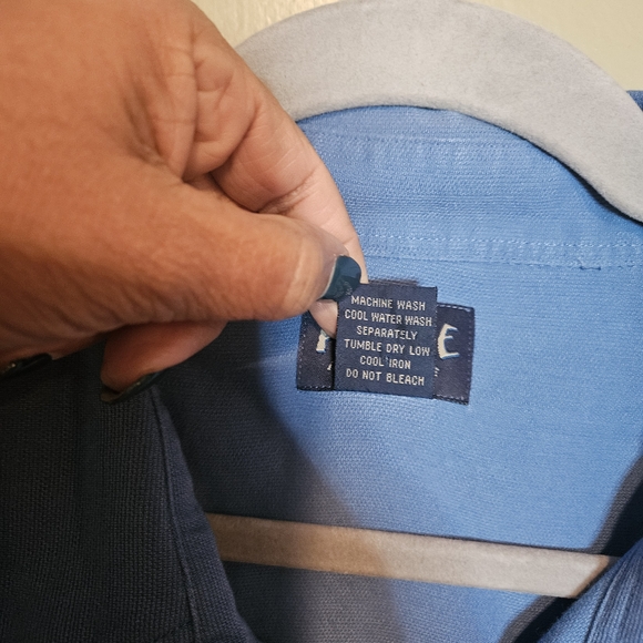 Profile Men’s 4X Blue Short Sleeve Button-Up Shirt | Lightweight Comfort Fit - Picture 4 of 4